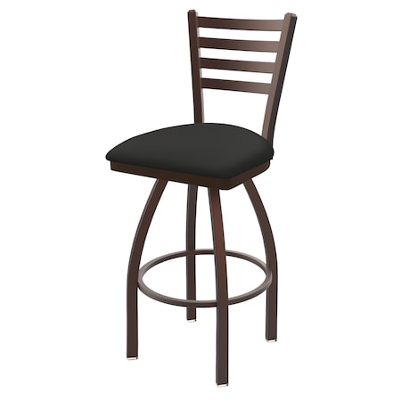 36 Swivel Bar Stool,Bronze Finish,Canter Iron Seat